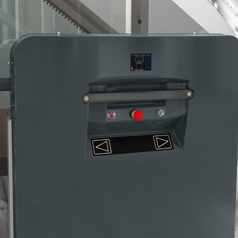 Inclined Slim Platform Wheelchair Lift for Curved Stairs