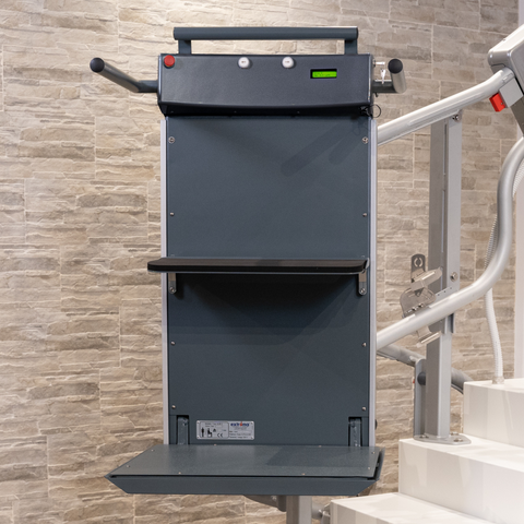 Super Slim Platform Standing Stair lift for Curved Stairs